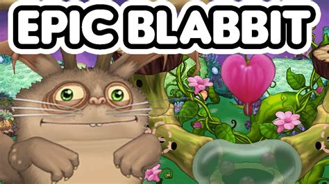 Another special seasonal monster, the Epic Blabbit, is also available for breeding or purchase in the Market, although only for a limited amount of time during the Eggs. . How to breed epic blabbit